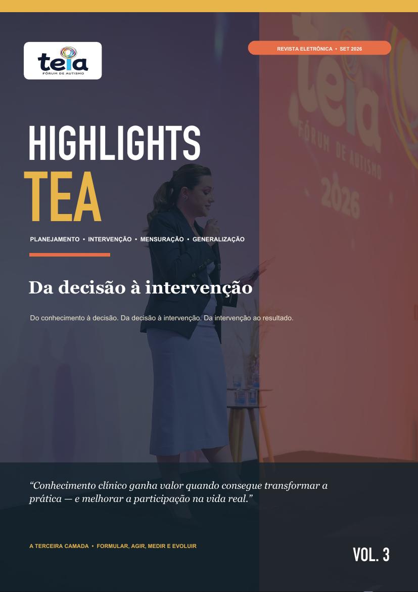 Revista Highlights TEA, Vol. 3: da decisão à intervenção